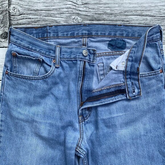 Levi's 516 Slim Fit  Blue Denim Jeans - Picture 2 of 9